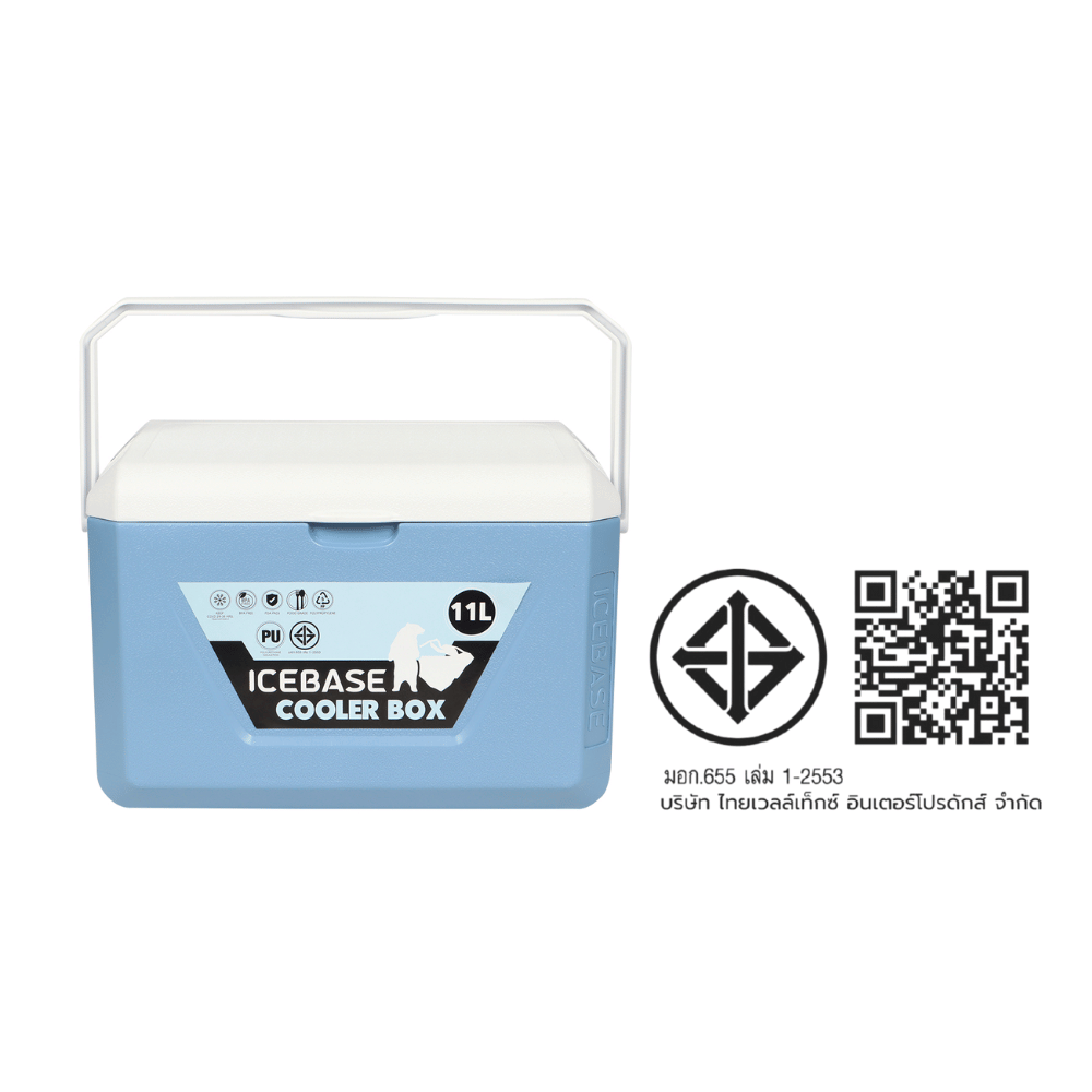 กระติกน้ำแข็งเก็บความเย็น ICEBASE รุ่น CLG-202BL (NEPTUNE) ขนาด 11 ลิตร สีฟ้า